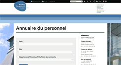 Desktop Screenshot of annuaire.agrocampus-ouest.fr