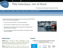 Tablet Screenshot of halieutique.agrocampus-ouest.fr