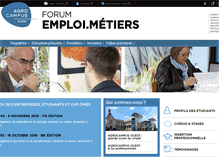 Tablet Screenshot of forum.agrocampus-ouest.fr